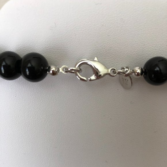 Kenneth Jay Lane Black Pearl Statement Necklace - Picture 7 of 11